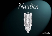 Nautica - přívěsek rhodium